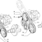 Lancia Delta and Dedra Fixed Tightener Spacer New Original 7704350 7695916