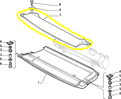 Lancia K JTD Staffa Radiatore Olio Nuova Originale 60664733