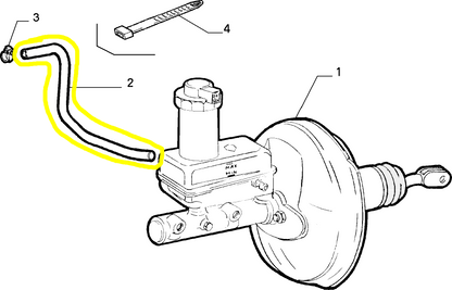 Lancia Thema Tubo Flessibile Servofreno Nuovo Originale 82479441 5893771