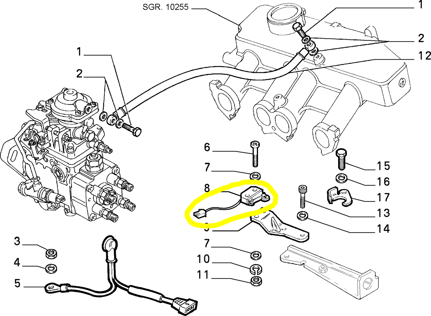 Lancia Delta and Dedra TD njection System Air Conditioning Switch New Original 7797271 60812444