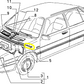 Lancia Thema Fiat Croma Guarnizione di Tenuta Sinistra Paratia Cofano Motore Nuova Originale 82425655