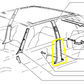 Lancia Thema Fiat Croma Rivestimento Interno Inferiore Piantone Centrale Nero 82402066 177136480