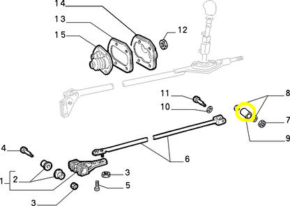 Lancia K Gearbox Rod Spacer New Original 60807380 60507975