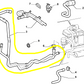 Lancia Thesis V6 Supplementary Heater Hose New Original 60674791