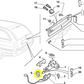 Lancia Lybra SW Back Door Lock Seal Gasket New Original 46404067