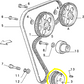 Lancia Delta and Dedra 1800 Timing Driven Gear New Original 7680222 7758816