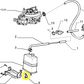 Autobianchi Y10 Fuel Vapor Filter Bracket New Original 7727762 5982685