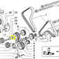 Lancia Thema 8.32 Ferrari Timing Belt Driven Gear Seal New Original 46114808