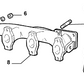 Lancia Thema TD Fiat Croma and Ducato Exhaust Manifold Seal Gasket New Original 98434020 2997800