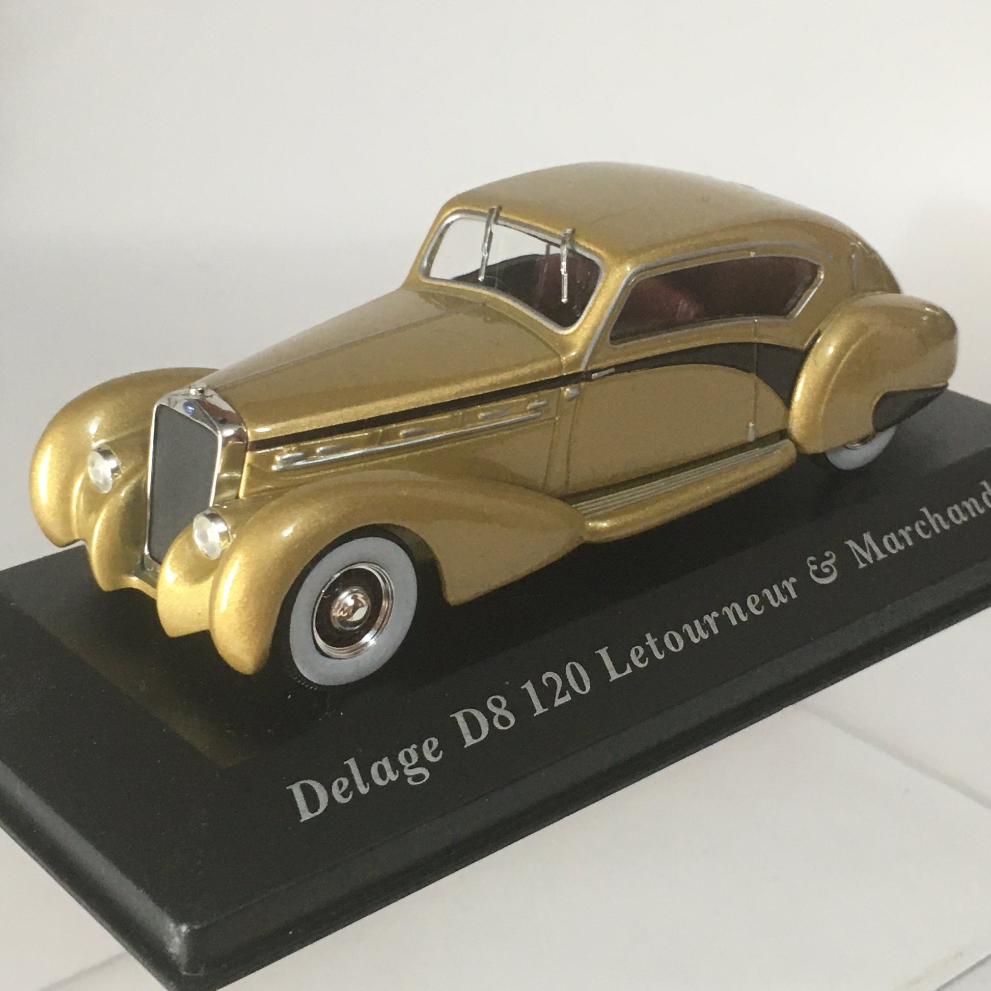 Altaya, Modellino in Metallo Pressofuso Scala 1:43 Delage D8 120 Letourneur & Marchand 1939 - Raggi's Collectibles' Automotive Art