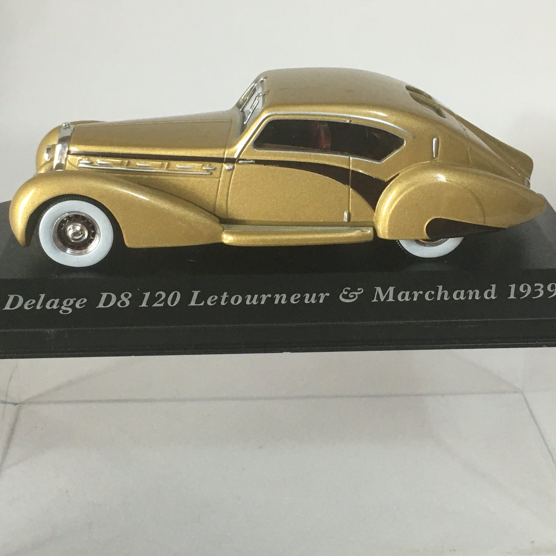 Altaya, Modellino in Metallo Pressofuso Scala 1:43 Delage D8 120 Letourneur & Marchand 1939 - Raggi's Collectibles' Automotive Art