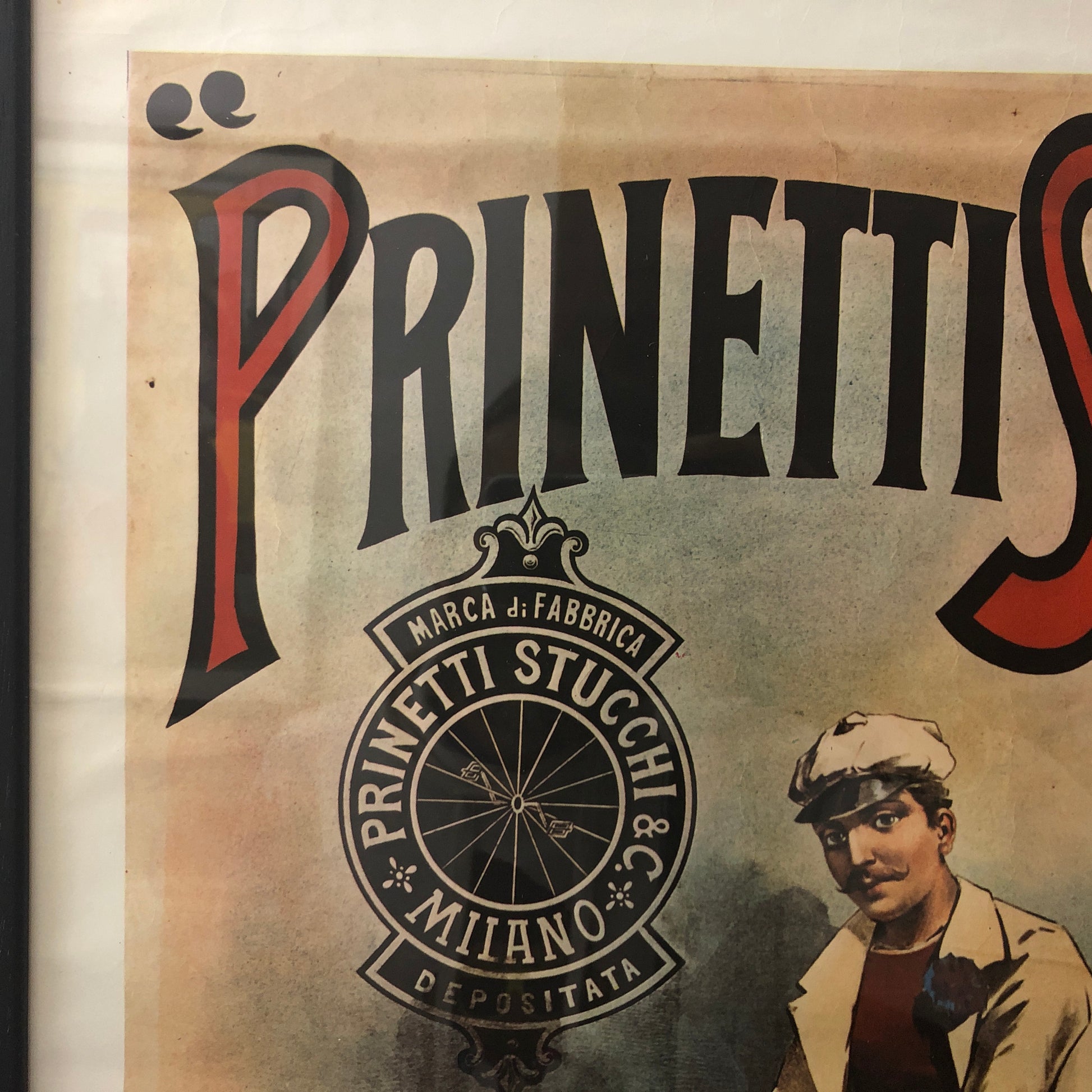 PRINETTI STUCCHI VéLO/AUTO Rbtn - POSTER HQ 60x80cm d'une AFFICHE VINTAGE PRINETTI STUCCHI VéLO/AUTO Rbtn - POSTER HQ 60x80cm d'une AFFICHE VINTAGE