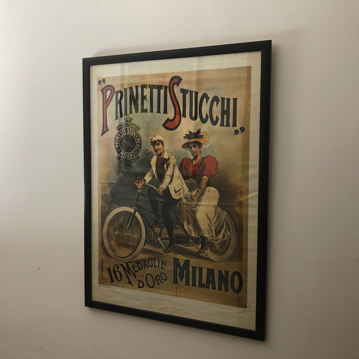 Prinetti Stucchi &amp; C. Reproduction of the Advertising Poster Made in 1912