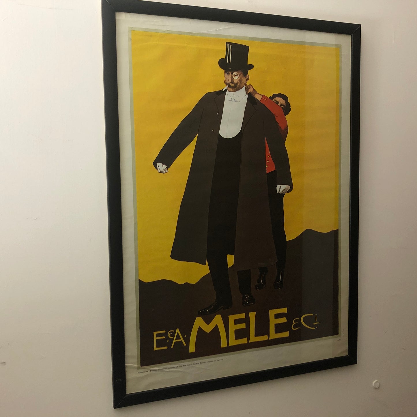 Packaging E. and A. Mele e Ci, Advertising Poster Year 1914 Designed by Leopoldo Metlicovitz
