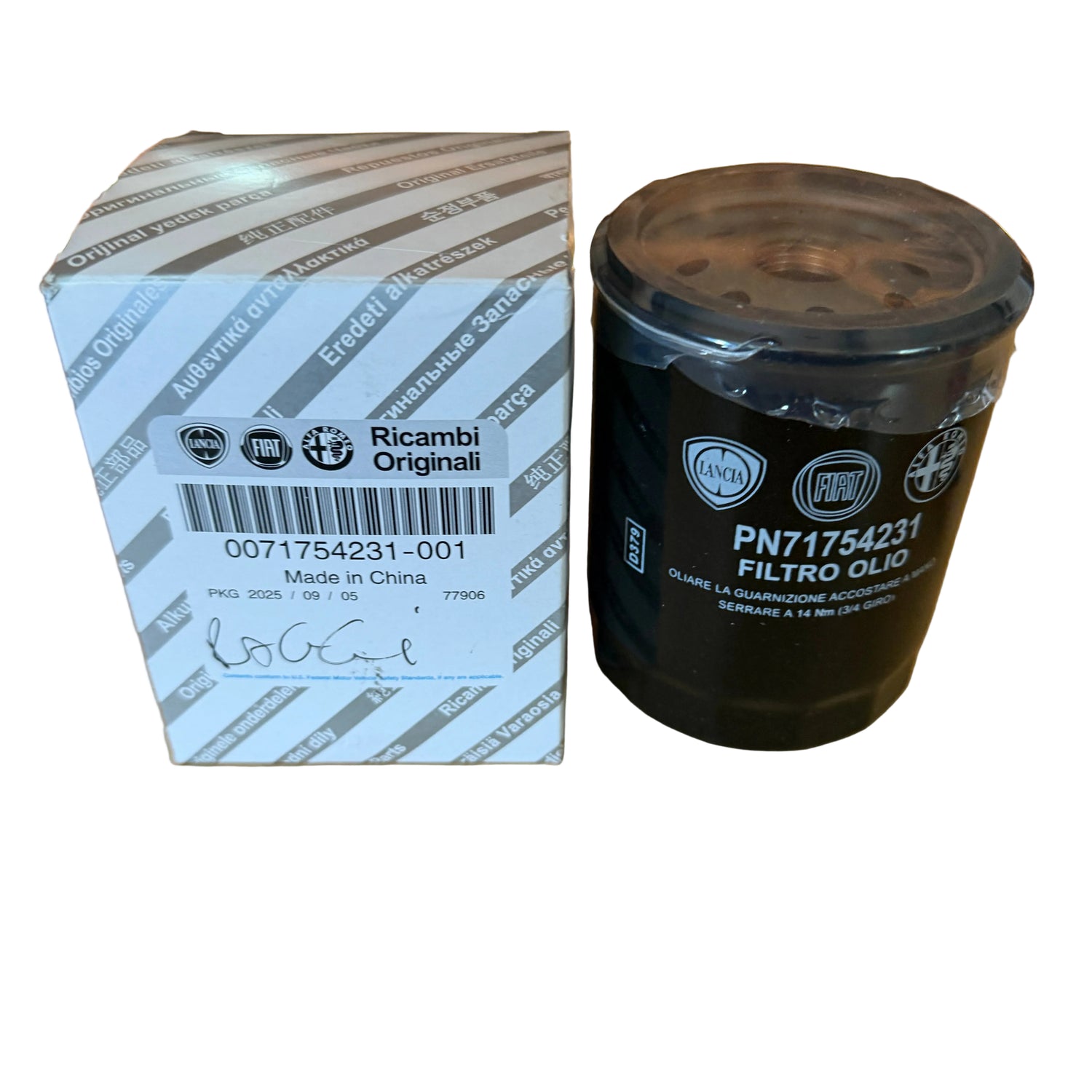 Lancia Beta e Thema Filtro Olio Nuovo Originale 71754231 4434793 - Raggi's Automobilia e Ricambi Auto