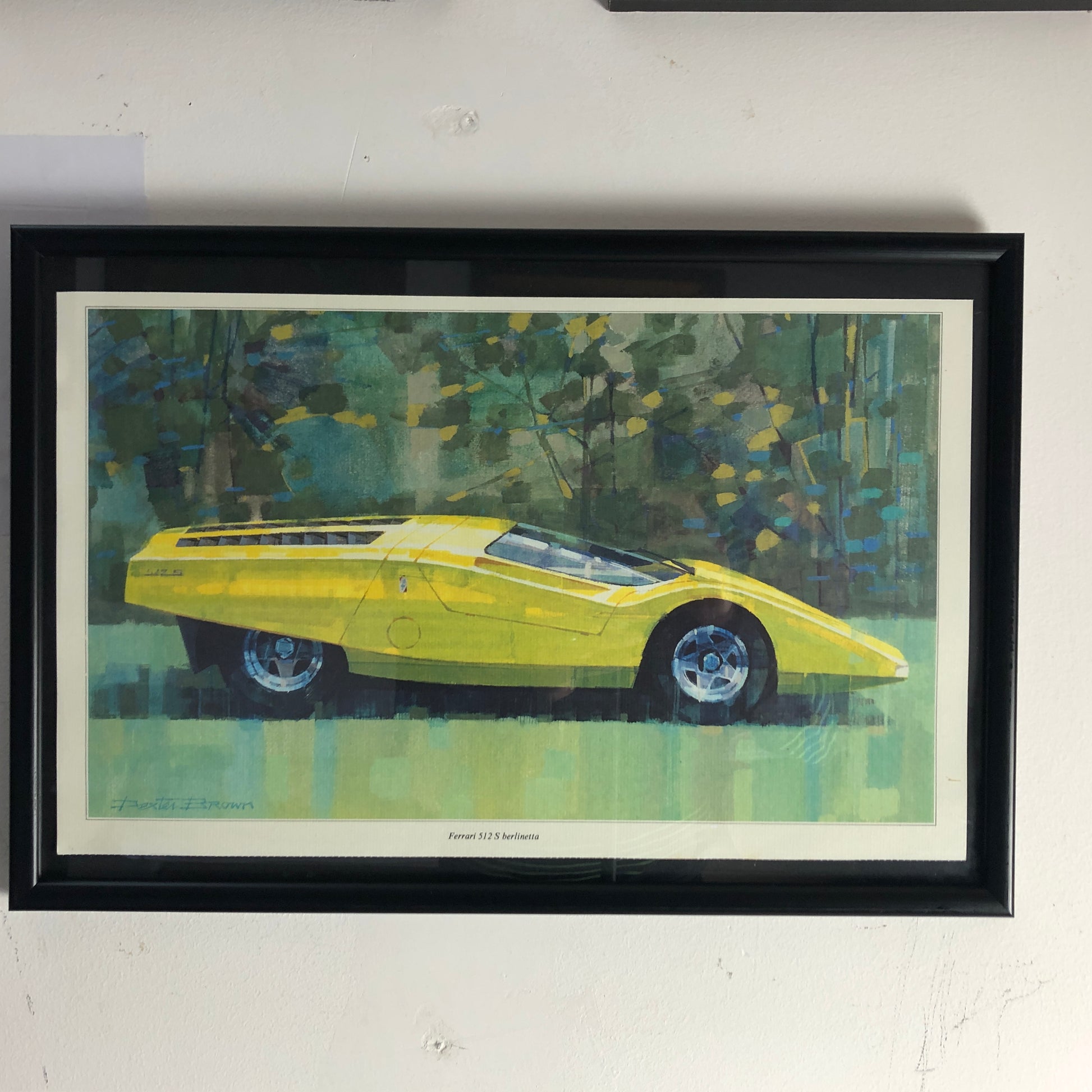 Ferrari, Stampe dei Dipinti di Dexter Brown realizzati per Ferrari, anno 1991 - Raggi's Collectibles' Automotive Art