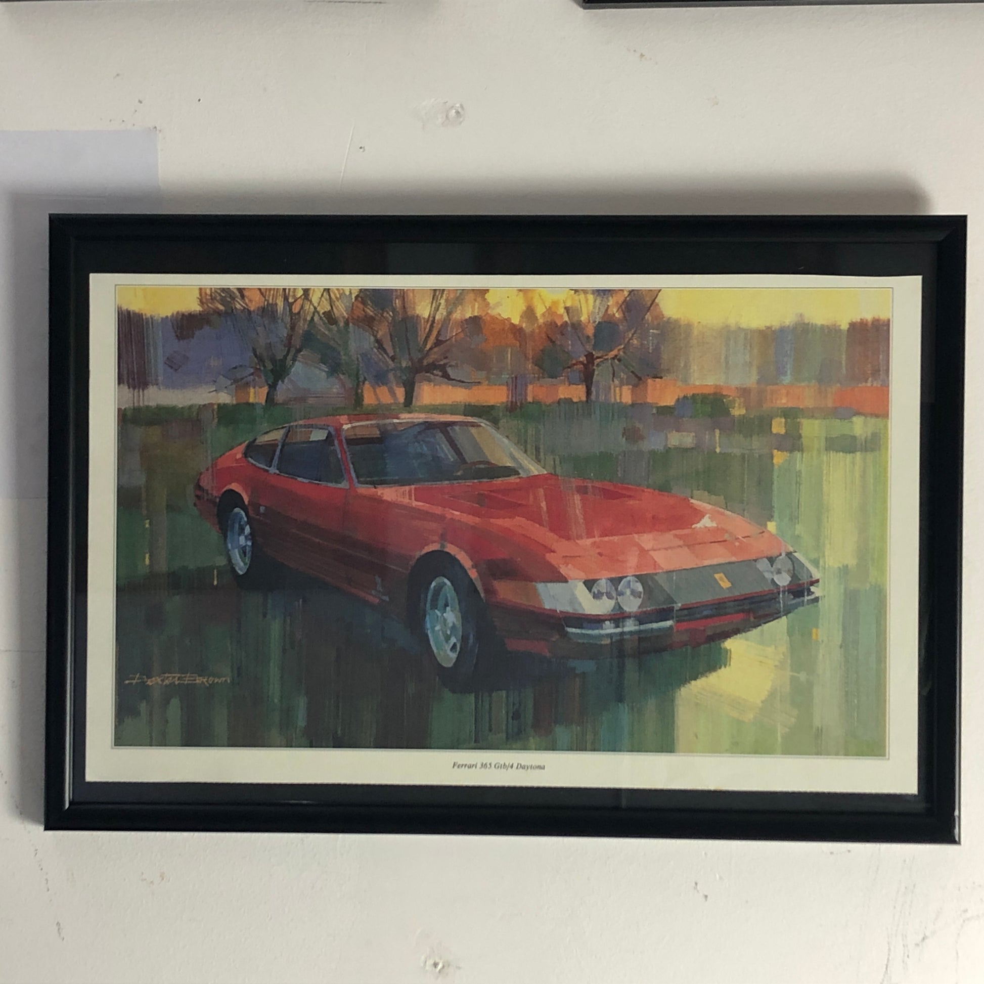 Ferrari, Stampe dei Dipinti di Dexter Brown realizzati per Ferrari, anno 1991 - Raggi's Collectibles' Automotive Art