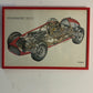 Ferrari, Stampa del Disegno Realizzato da Serge Bellu della Ferrari Tipo 500 F2