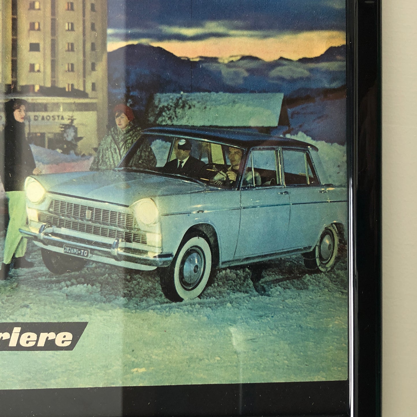 FIAT, 1960 Advertising FIAT 1800 in Sestriere
