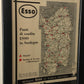 Esso, 1960 Advertising Esso Points of Sale - Service Stations in Sardinia with Italian Caption