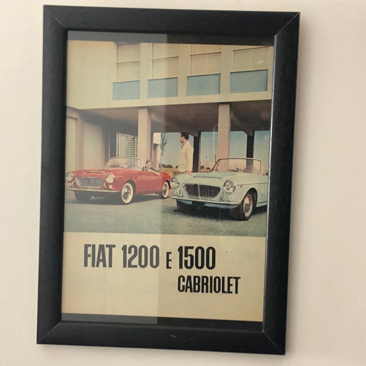 FIAT, Pubblicità Anno 1960 FIAT 1200 e 1500 Cabriolet