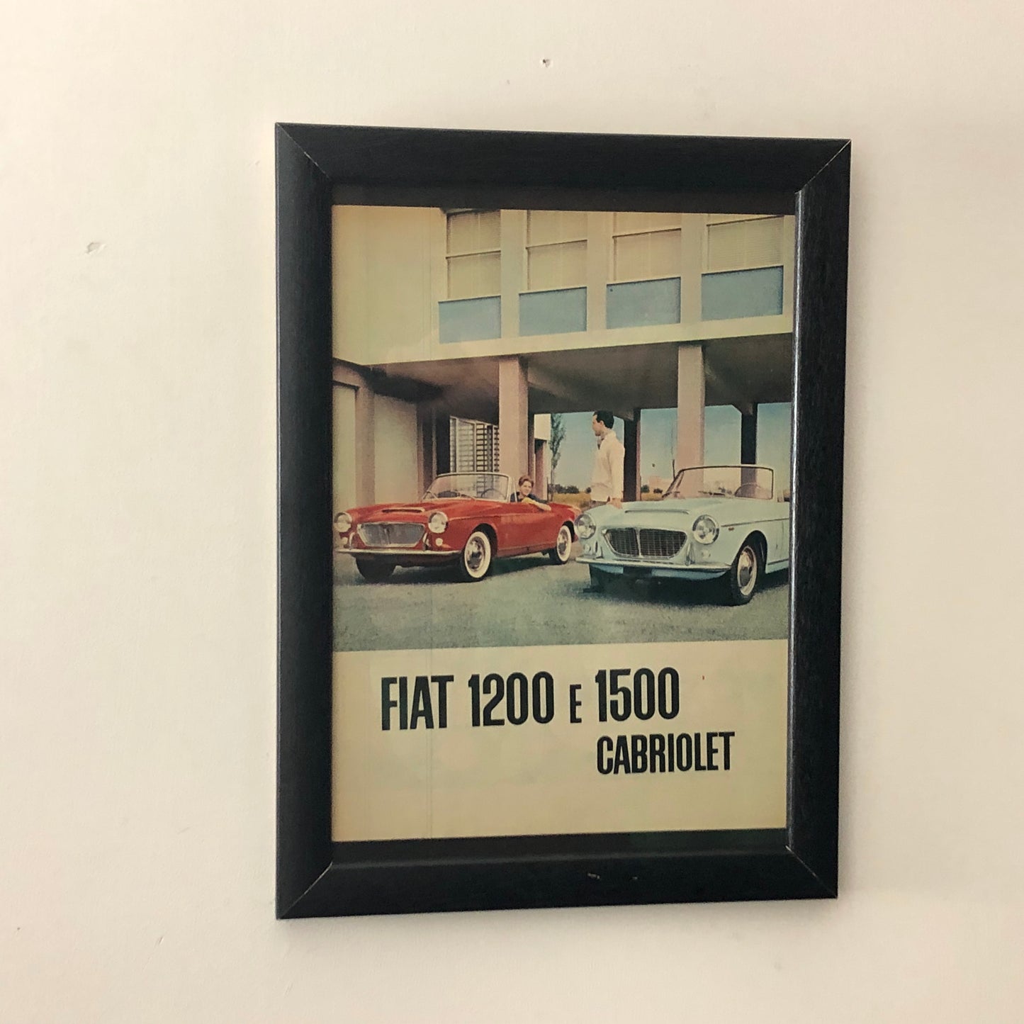 FIAT, Pubblicità Anno 1960 FIAT 1200 e 1500 Cabriolet