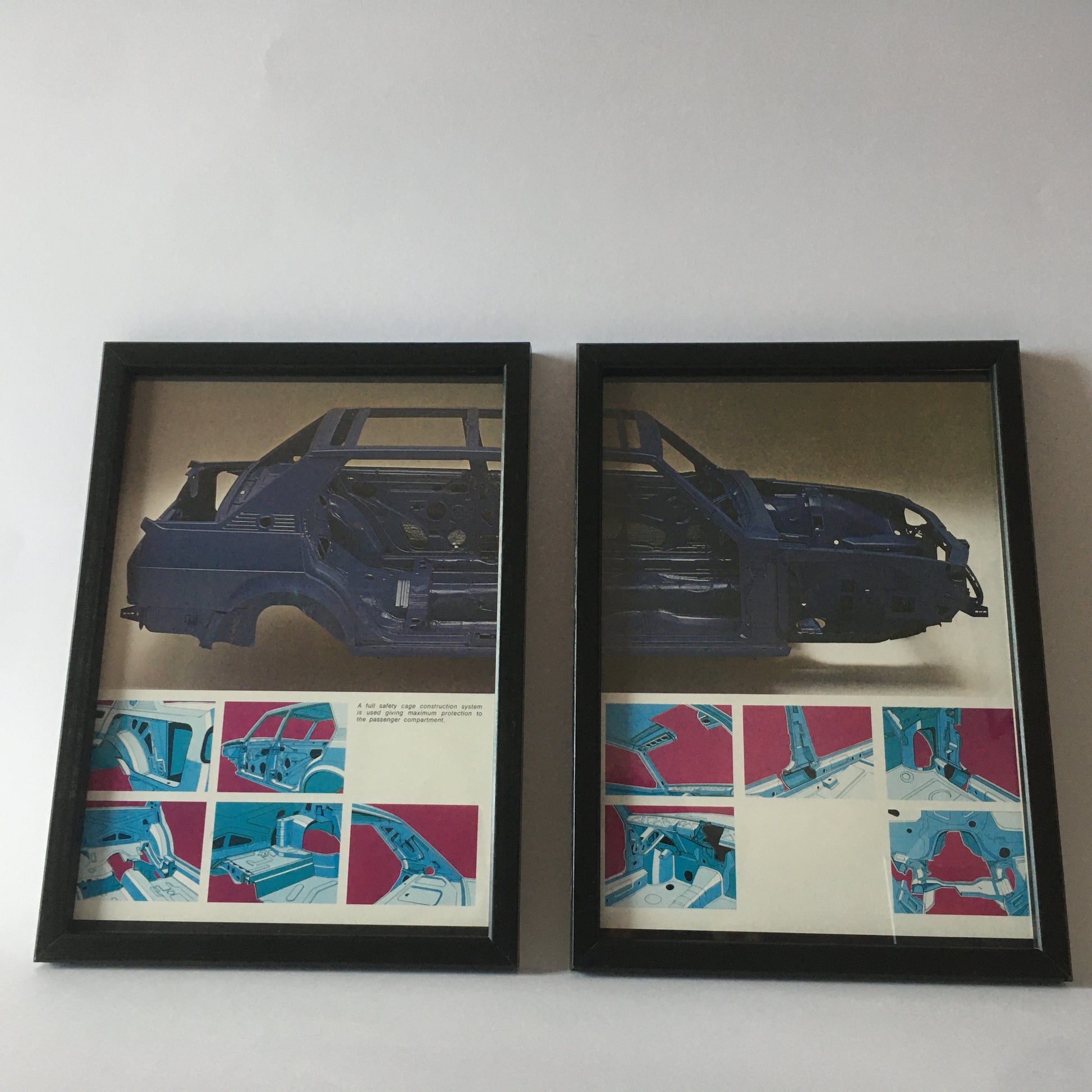 Alfa Romeo, Quadro Brochure Alfa Romeo Giulietta Frame - Raggi's Collectibles' Automotive Art