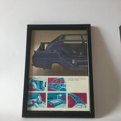 Alfa Romeo, Quadro Brochure Alfa Romeo Giulietta Frame - Raggi's Collectibles' Automotive Art