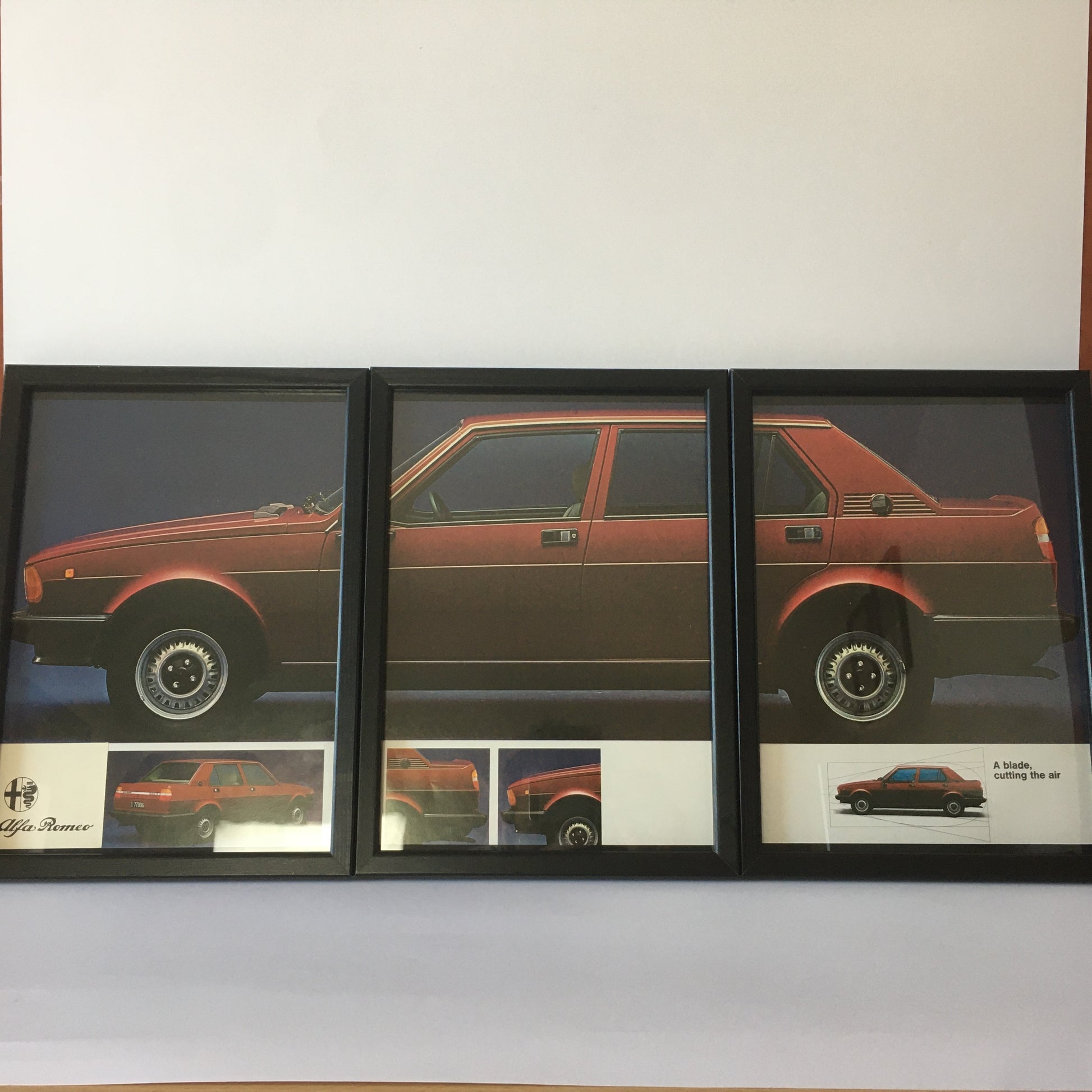 Alfa Romeo, Quadro Brochure Alfa Romeo Giulietta Art Work - Raggi's Collectibles' Automotive Art