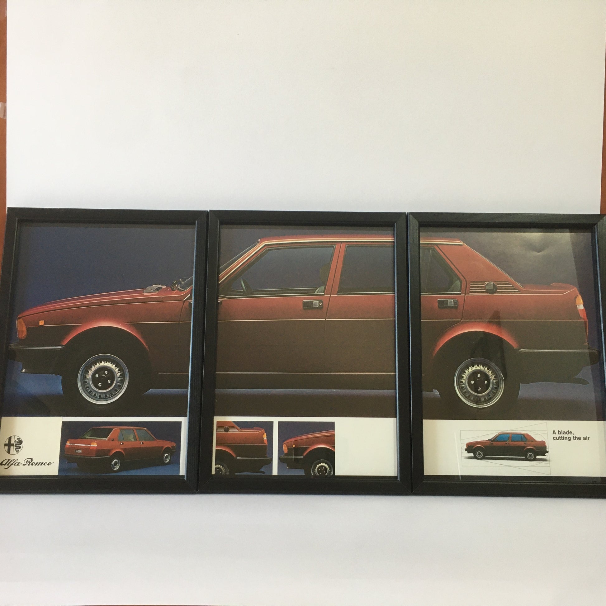 Alfa Romeo, Quadro Brochure Alfa Romeo Giulietta Art Work - Raggi's Collectibles' Automotive Art