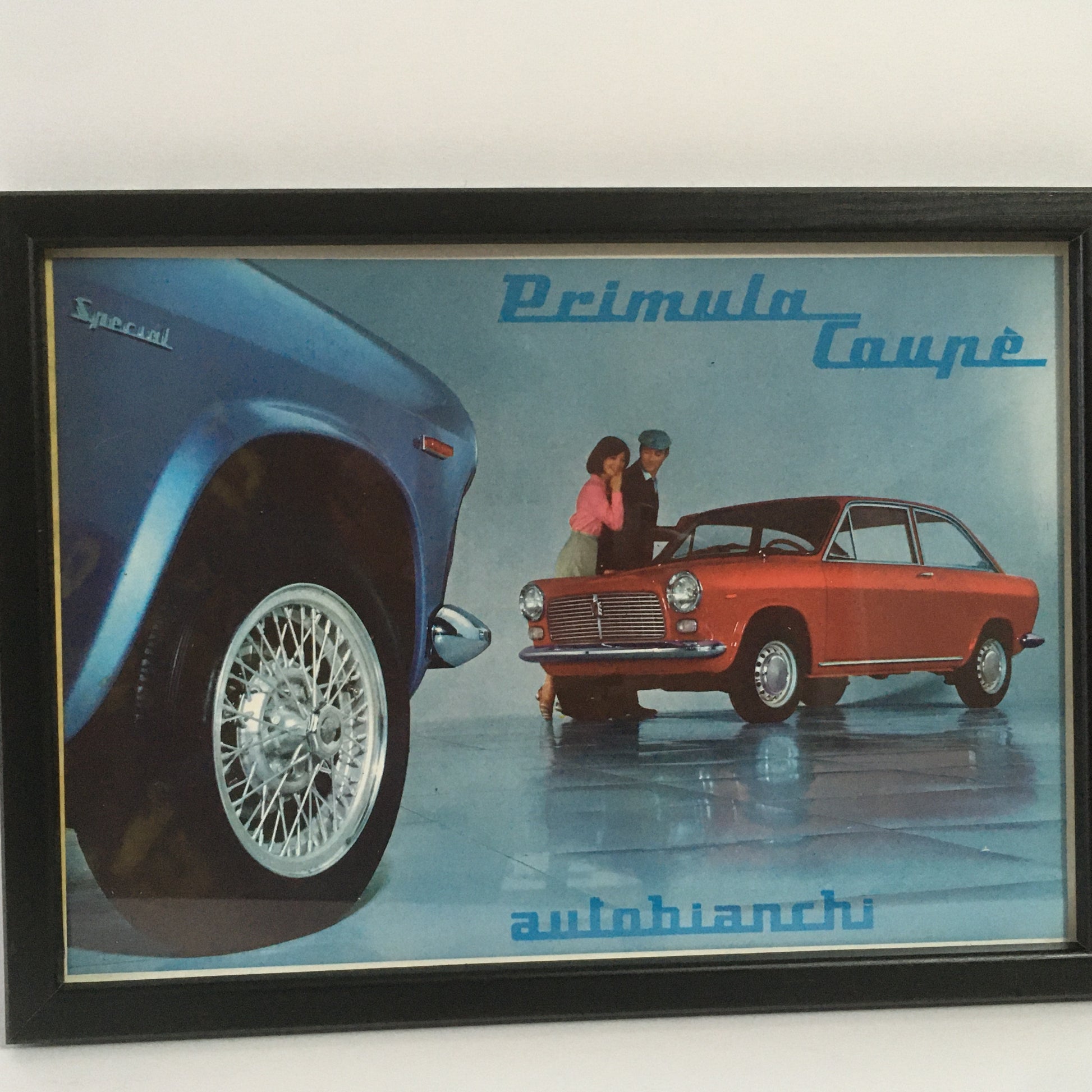 Autobianchi, Quadro / Brochure Autobianchi Primula Coupé - Raggi's Collectibles' Automotive Art