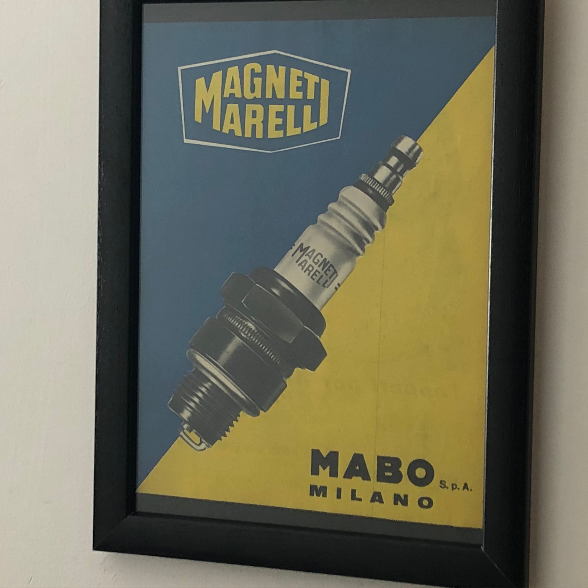 Magneti Marelli, Pubblicità Anno 1960 Candele Magneti Marelli - Raggi's Collectibles' Automotive Art