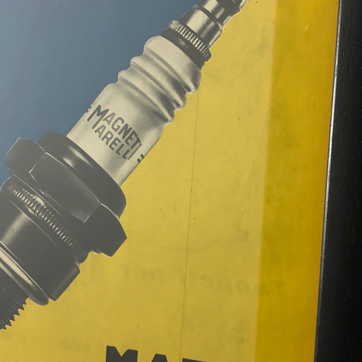 Magneti Marelli, 1960 Advertising Magneti Marelli Spark Plug