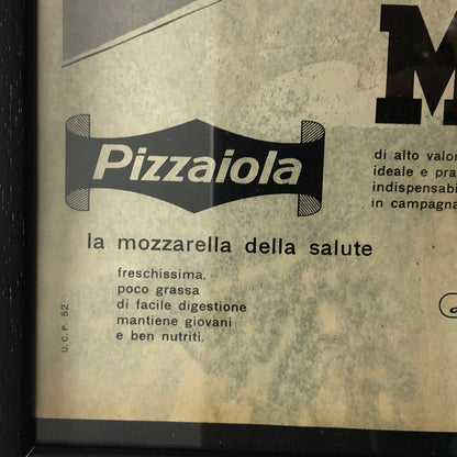 Locatelli, Pubblicità Anno 1960 Formaggino Mio e Mozzarella Pizzaiola 100 Anni Locatelli - Raggi's Collectibles' Automotive Art