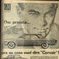 Chevrolet, Pubblicità Anno 1960 Chevrolet Corvair con Didascalia in Italiano