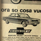Chevrolet, Advertisement Year 1960 Chevrolet Corvair with Caption in Italian