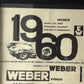Weber, Pubblicità Anno 1960 Carburatori Weber Campione del Mondo Disegnata da Antonio de Giusti