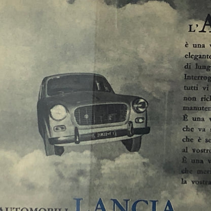 Lancia, Pubblicità Anno 1960 Fotografia Lancia Appia Primo Concorso Fotografico Lancia - Raggi's Collectibles' Automotive Art