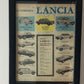 Lancia, Pubblicità Anno 1960 Gamma Lancia ed Elenco Filiali con Officina di Riparazioni