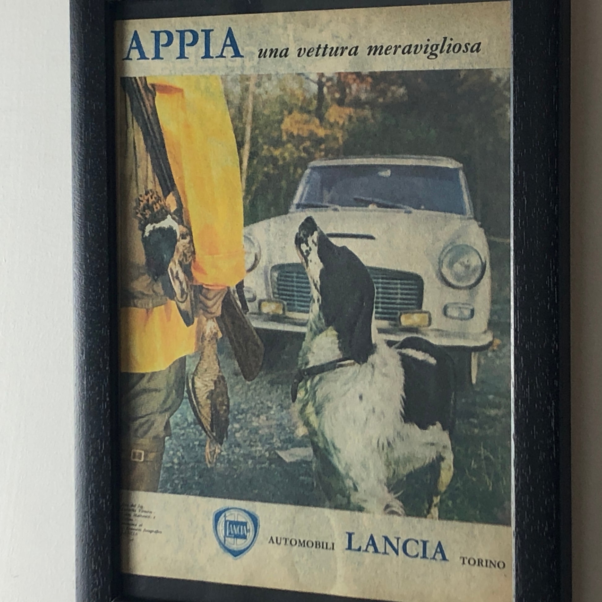 Lancia, Pubblicità Anno 1960 Fotografia Lancia Appia Premiata Primo Concorso Fotografico Lancia - Raggi's Collectibles' Automotive Art