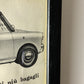 Autobianchi, Pubblicità Anno 1960 Autobianchi Bianchina con Listino Prezzi