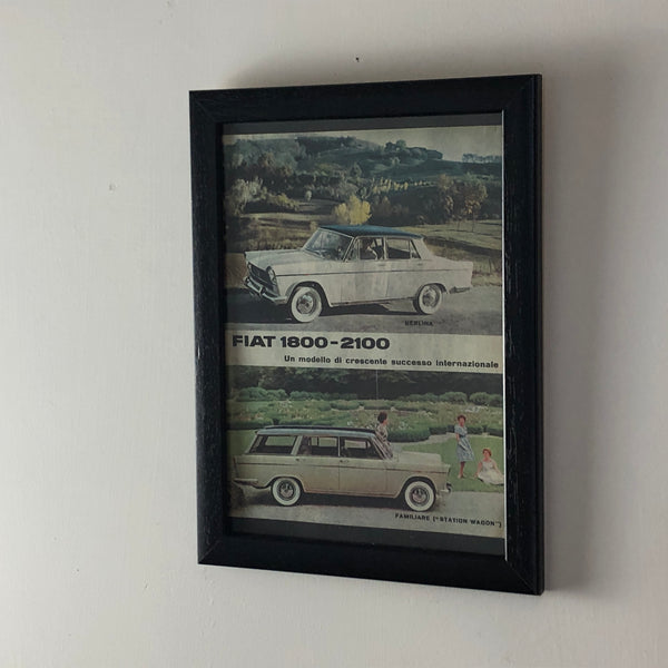 Fiat, 1960 Advertising Fiat 1800 - 2100 Sedan and Estate Station Wagon