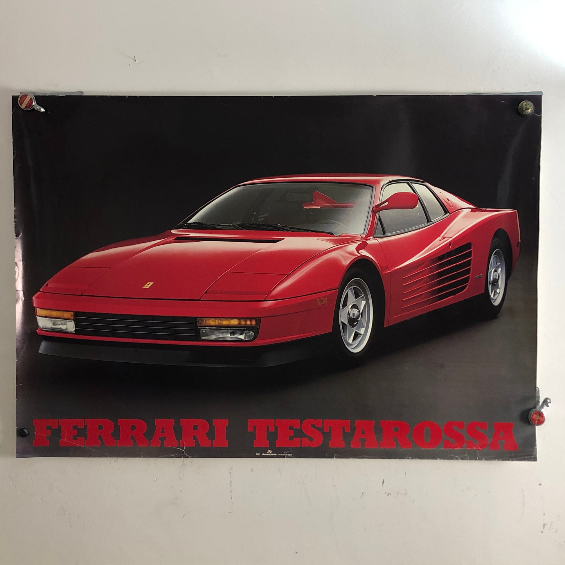 Ferrari, Poster Ferrari Testarossa Realizzato in Italia da Danrose Codice Articolo 3255 - Raggi's Collectibles' Automotive Art