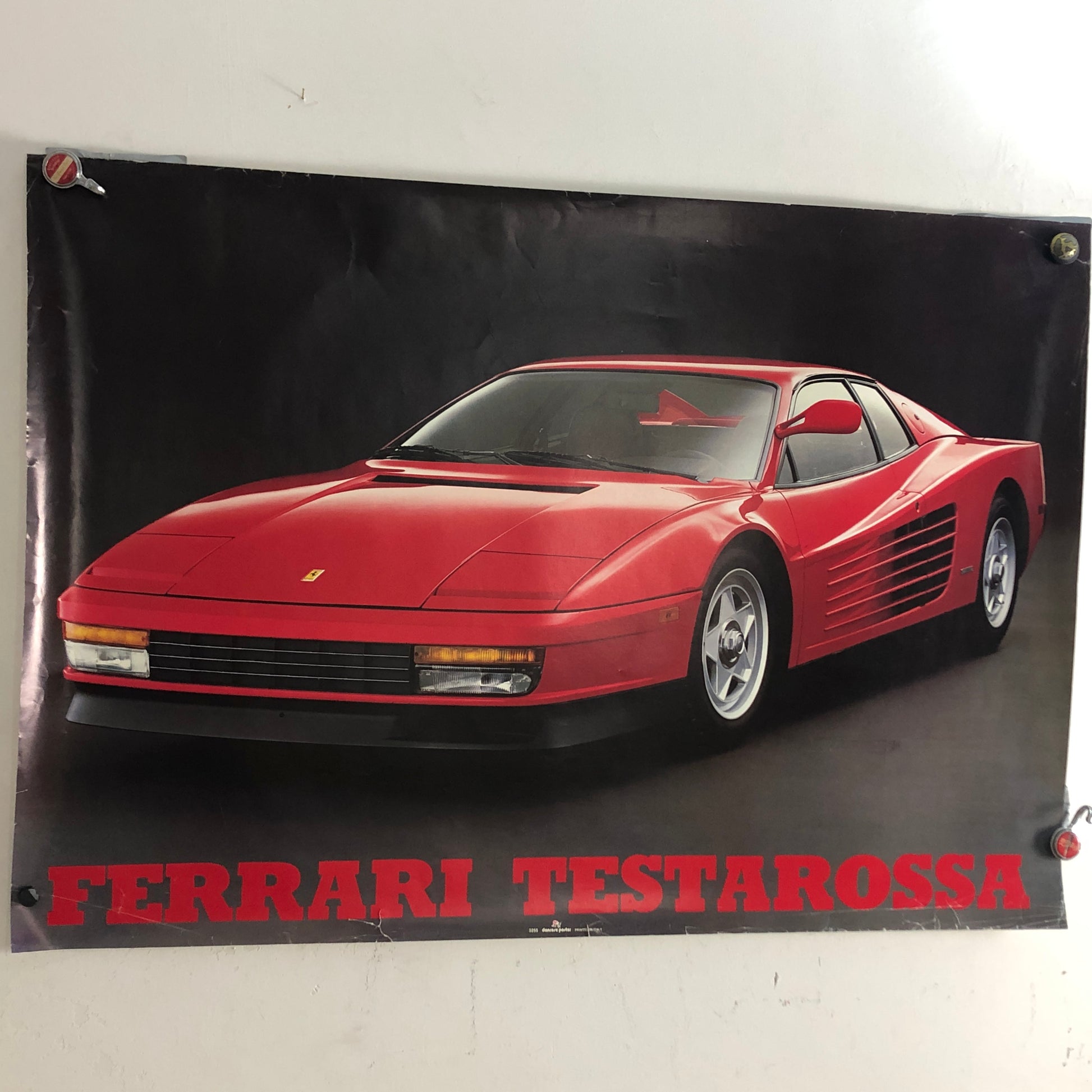 Ferrari, Poster Ferrari Testarossa Realizzato in Italia da Danrose Codice Articolo 3255 - Raggi's Collectibles' Automotive Art