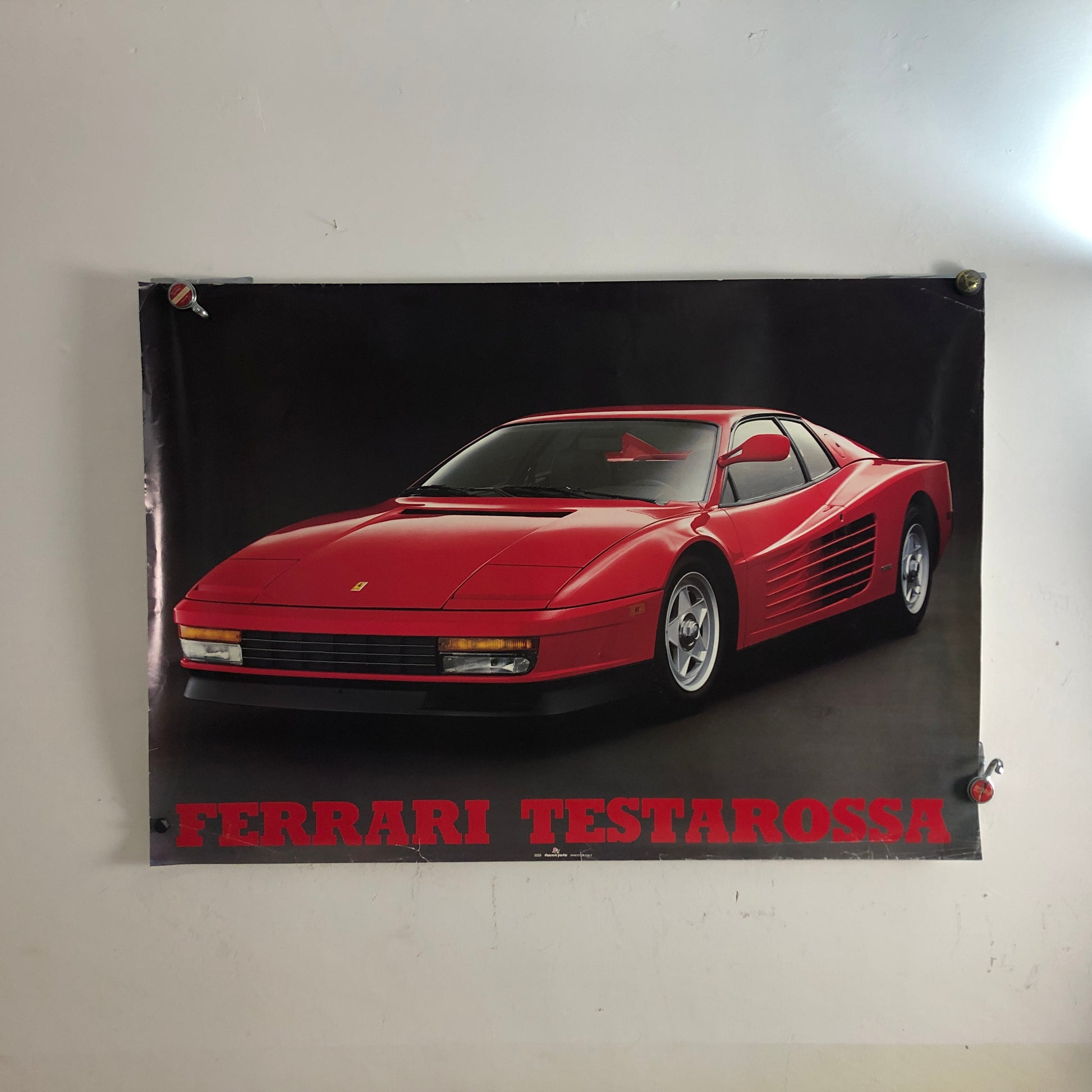 Ferrari, Poster Ferrari Testarossa Realizzato in Italia da Danrose Codice Articolo 3255 - Raggi's Collectibles' Automotive Art