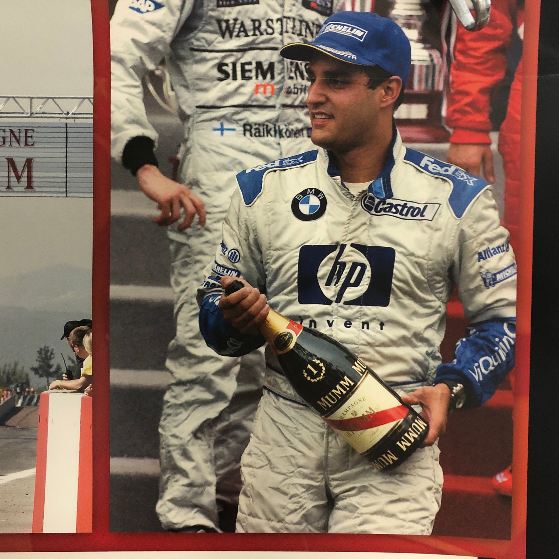 Champagne MUMM, Poster Stagione Formula 1 Anno 2003 con Michael Schumacher Ferrari - Raggi's Collectibles' Automotive Art