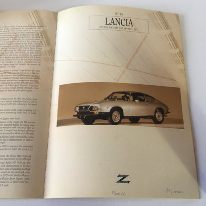 Zagato, Brochure Asta Speciale Carrozzeria Zagato con Autografo di Elio ed Andrea Zagato - Raggi's Collectibles' Automotive Art