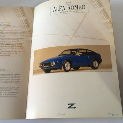 Zagato, Brochure Asta Speciale Carrozzeria Zagato con Autografo di Elio ed Andrea Zagato - Raggi's Collectibles' Automotive Art