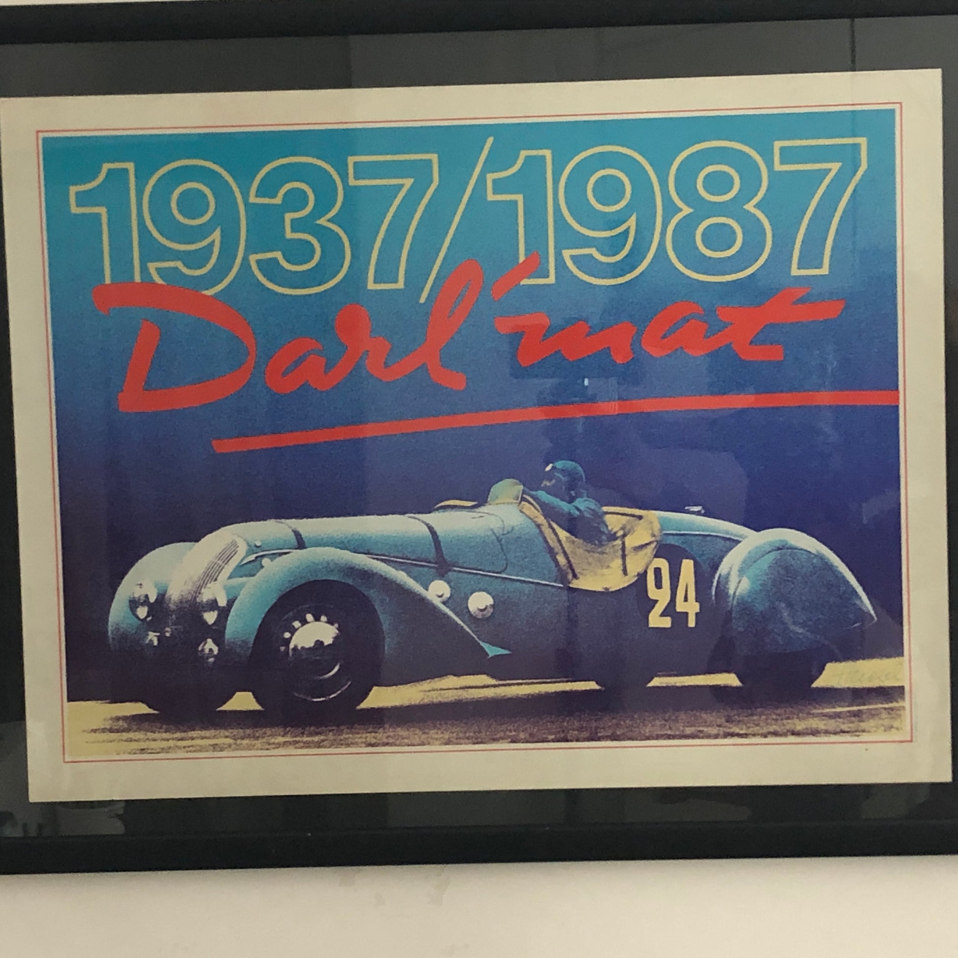 Peugeot Poster 1937/1987 Darl'mat - Raggi's Collectibles' Automotive Art