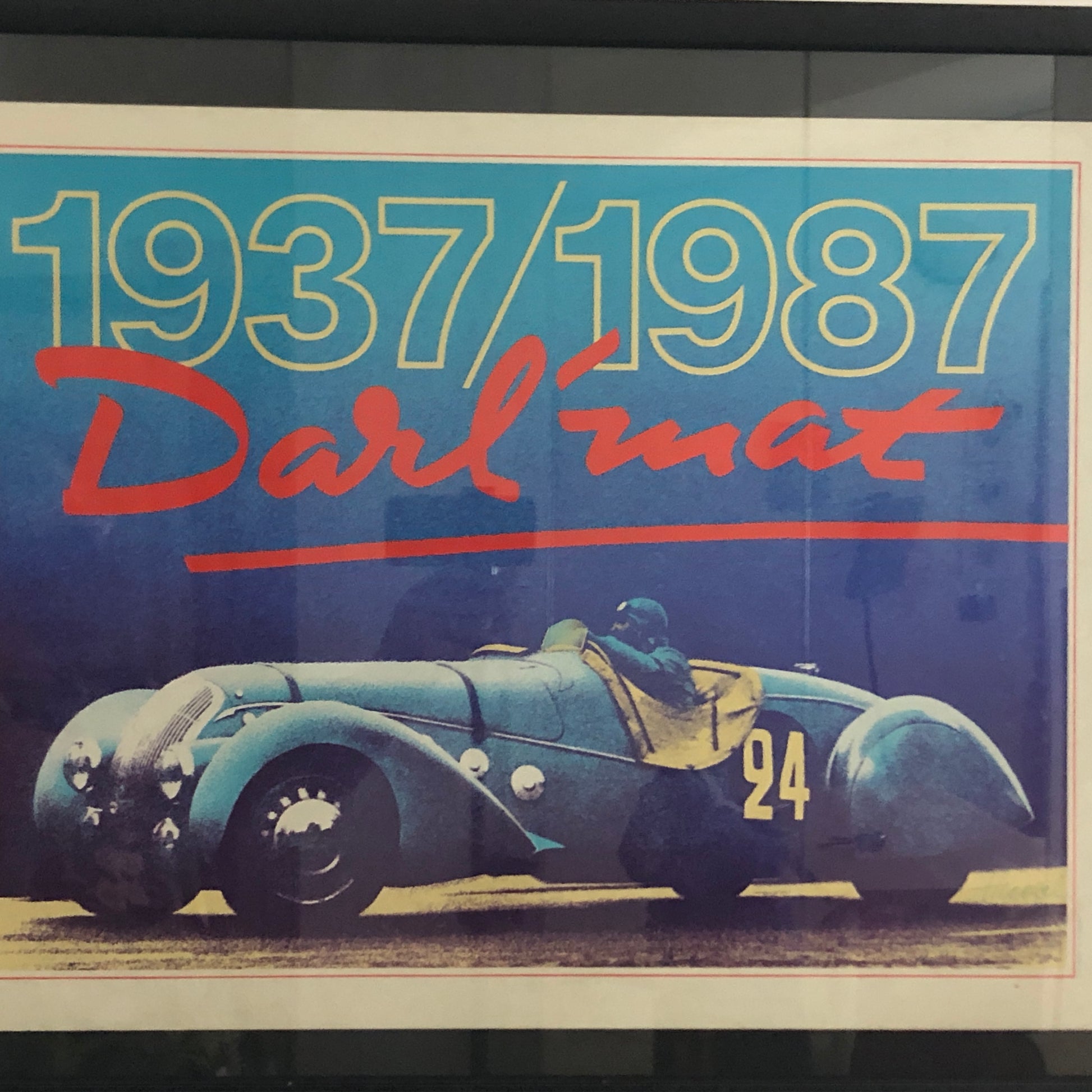 Peugeot Poster 1937/1987 Darl'mat - Raggi's Collectibles' Automotive Art